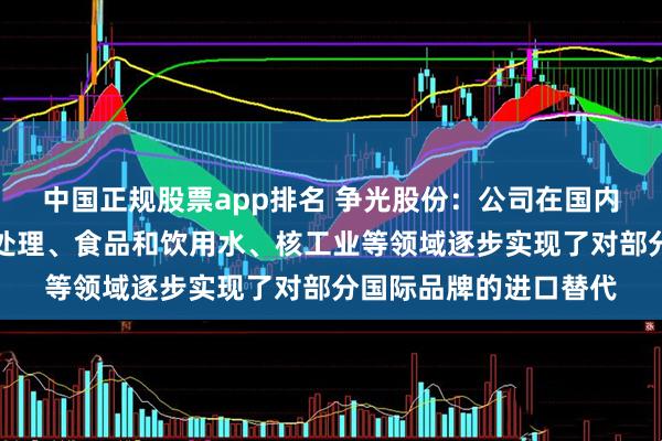 中国正规股票app排名 争光股份：公司在国内市场上的高端工业水处理、食品和饮用水、核工业等领域逐步实现了对部分国际品牌的进口替代