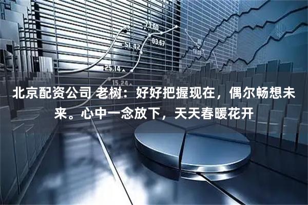 北京配资公司 老树：好好把握现在，偶尔畅想未来。心中一念放下，天天春暖花开